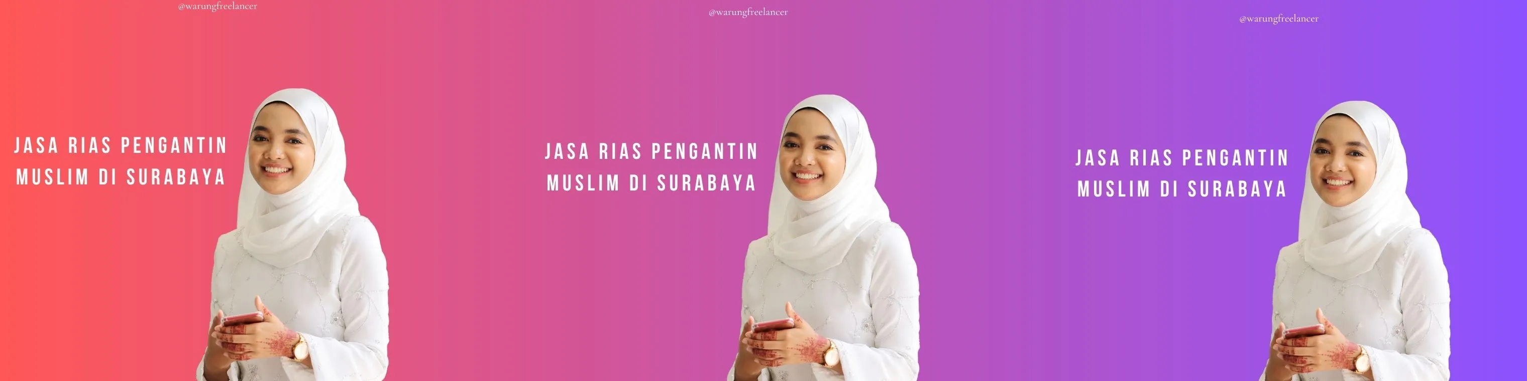 Jasa Rias Pengantin Muslim Surabaya